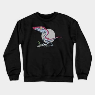 Fierce Velociraptor: Guardian of the Past Crewneck Sweatshirt